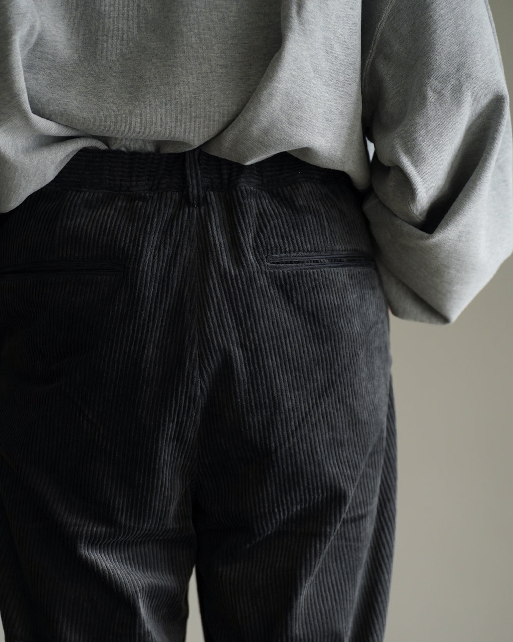 Corduroy straight pants PT03263