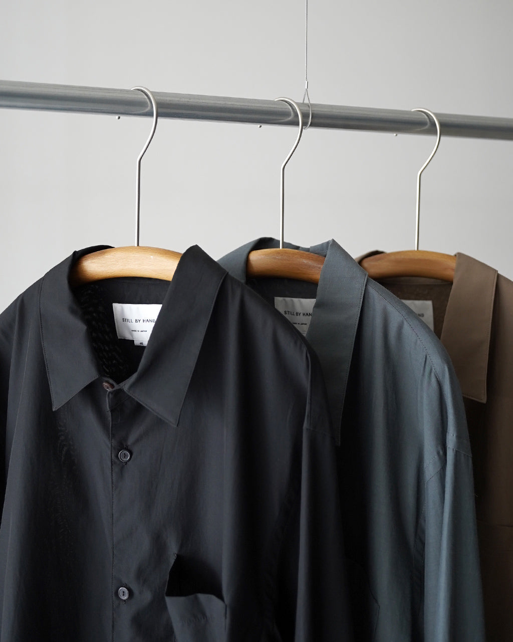 Cupro mixed pullover shirt SH10261