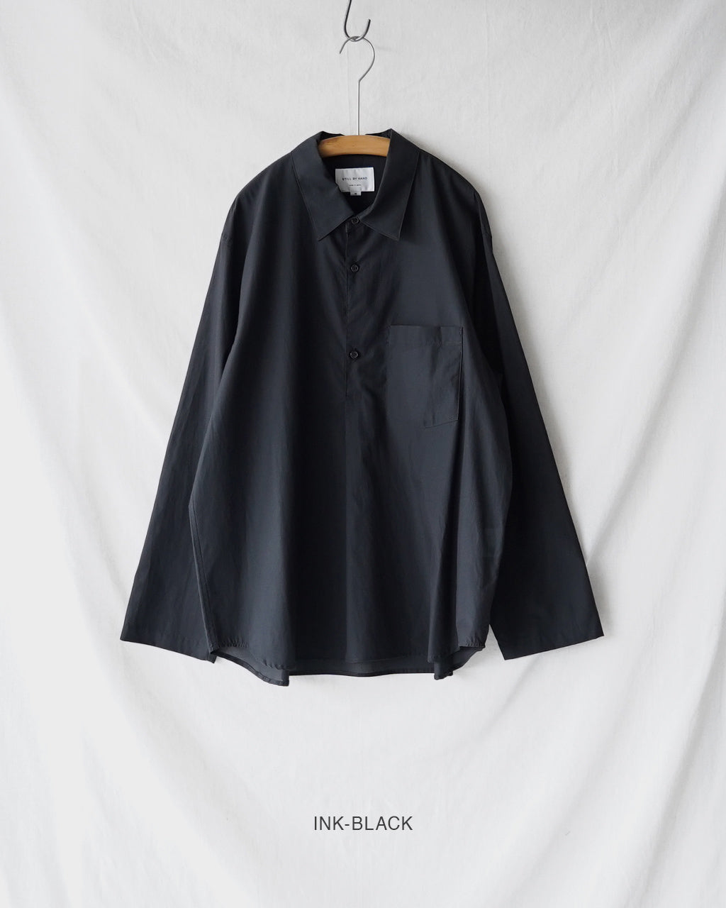 Cupro mixed pullover shirt SH10261