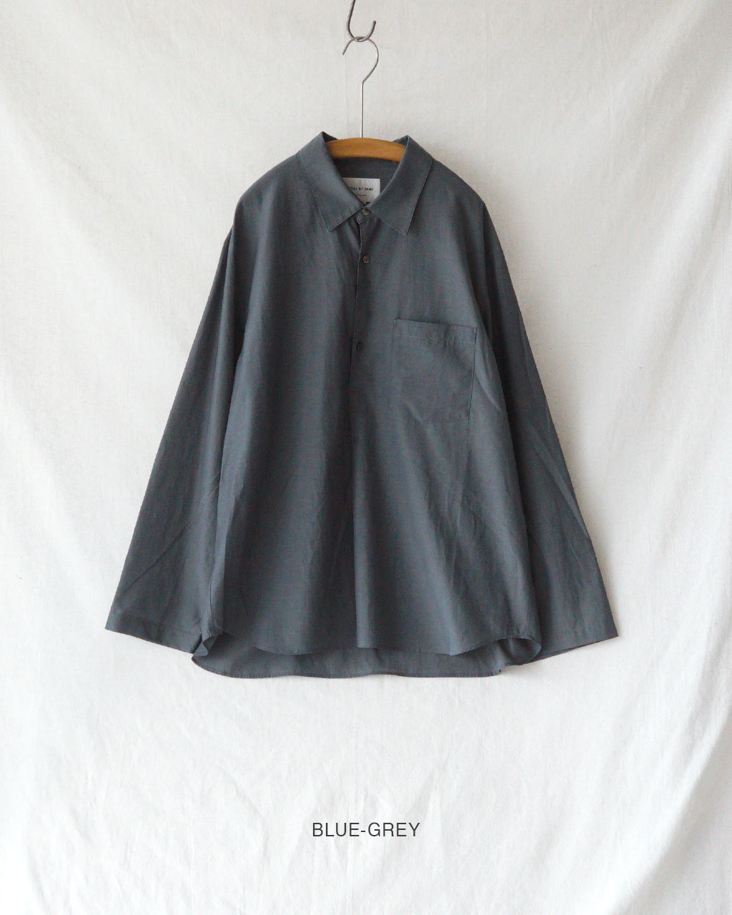 Cupro mixed pullover shirt SH10261