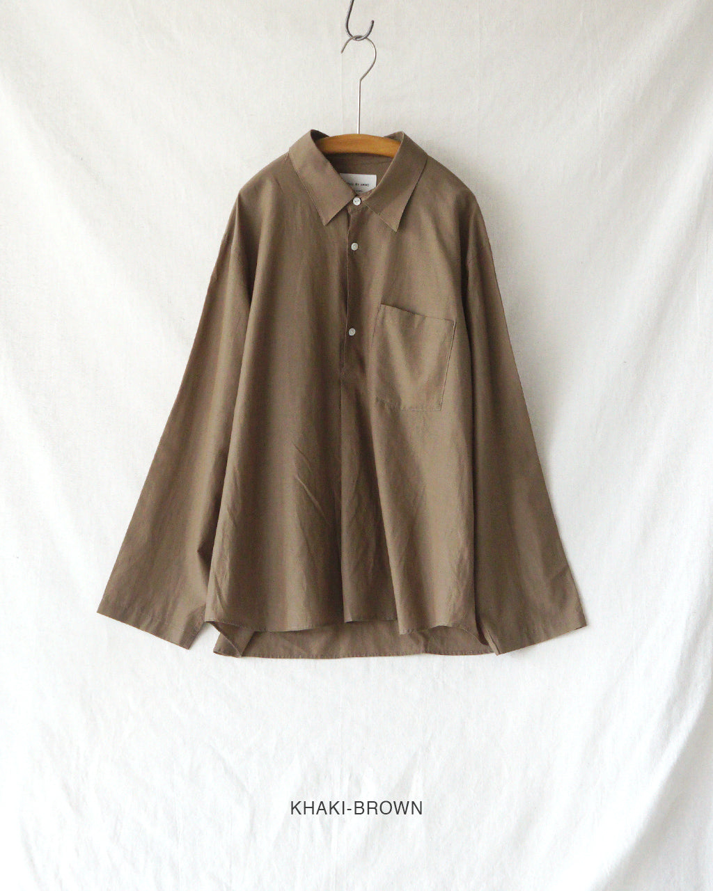 Cupro mixed pullover shirt SH10261