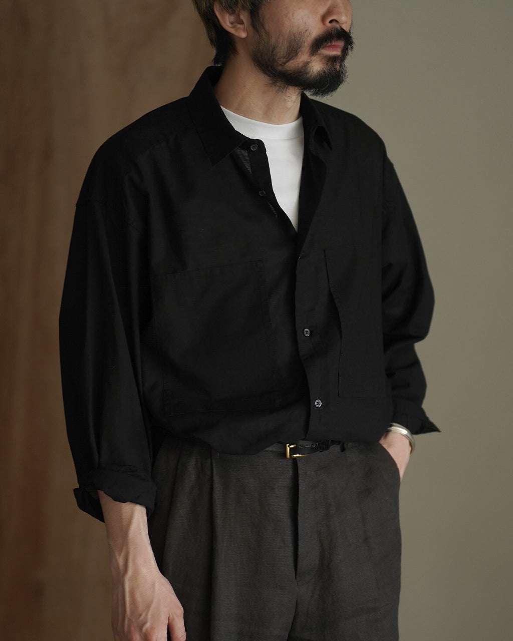 STILL BY HAND KN03262 リネン ニットT 半袖|Crouka(クローカ)