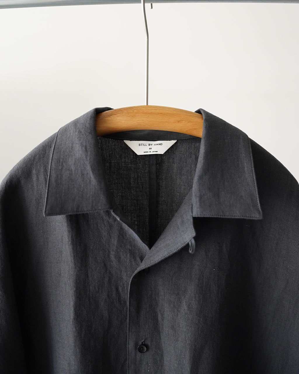 Linen open collar shirt SH03262