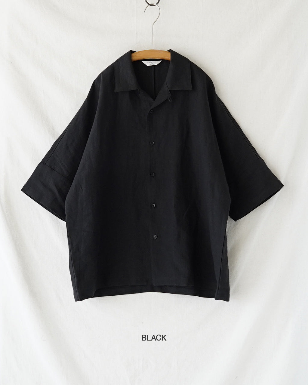 Linen open collar shirt SH03262