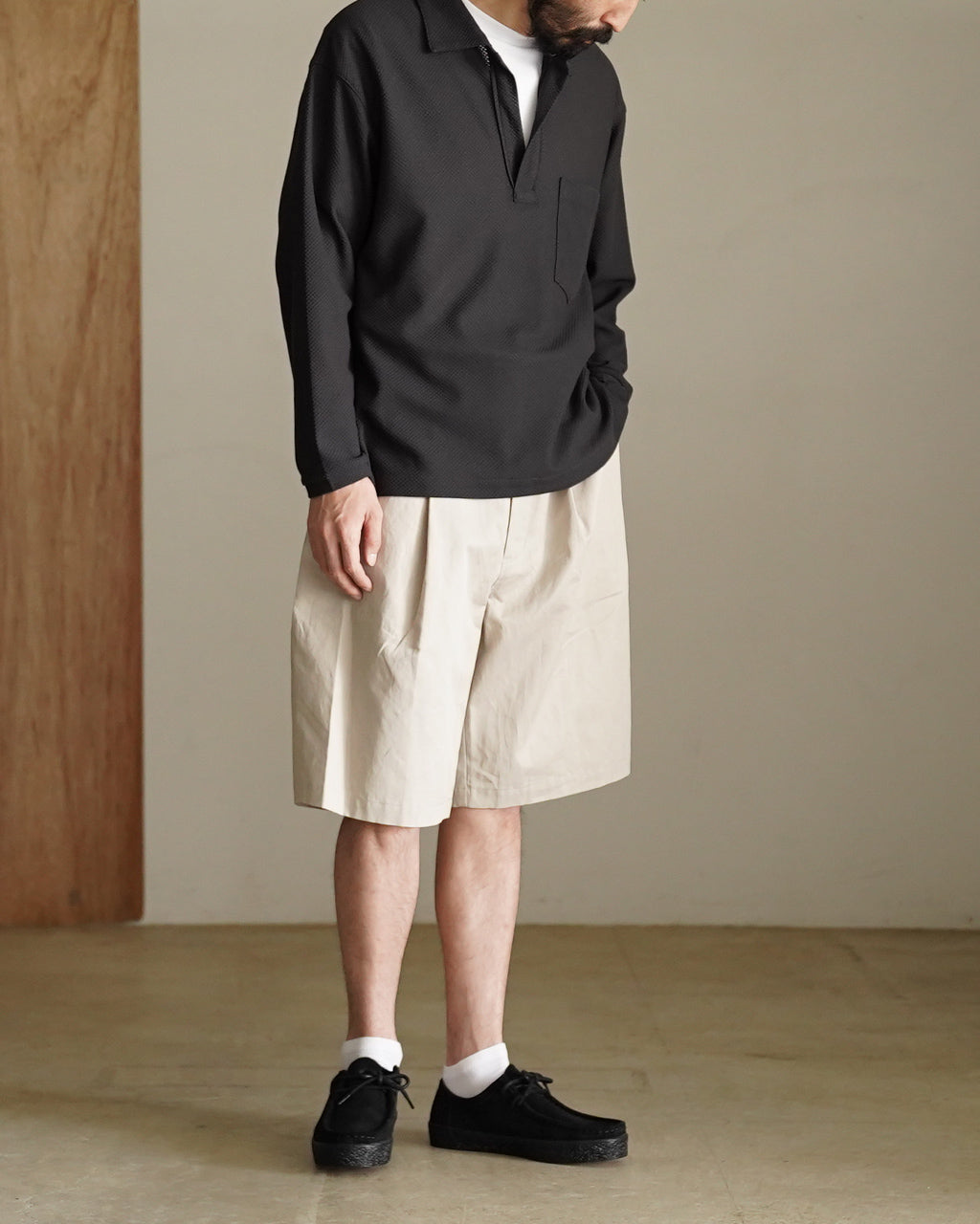 STILL BY HAND Linen mixed wide shorts ショートパンツ コットンリネン|Crouka(クローカ)
