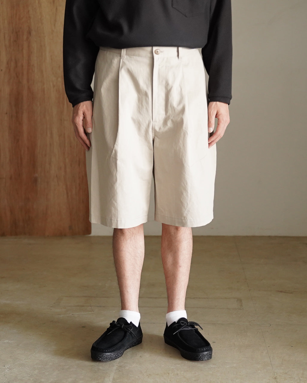STILL BY HAND Linen mixed wide shorts ショートパンツ コットンリネン|Crouka(クローカ)