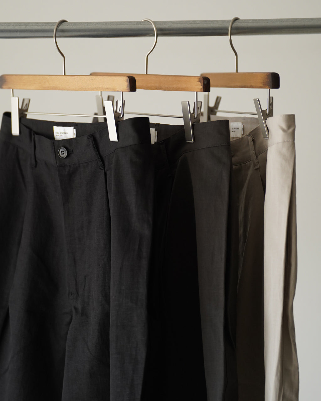 STILL BY HAND Linen mixed wide shorts ショートパンツ コットンリネン|Crouka(クローカ)
