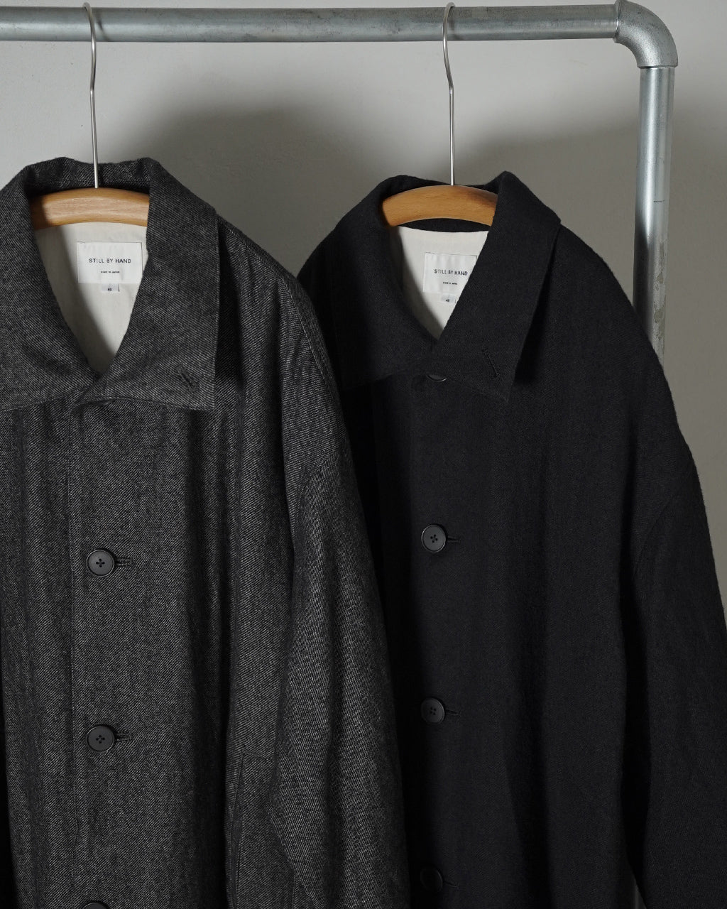 Linen mixed wool coat CO01263
