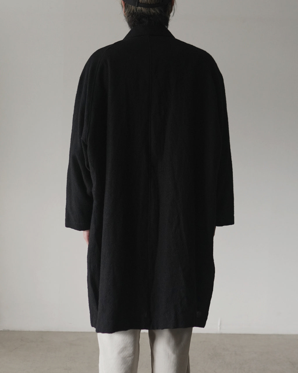 Linen mixed wool coat CO01263