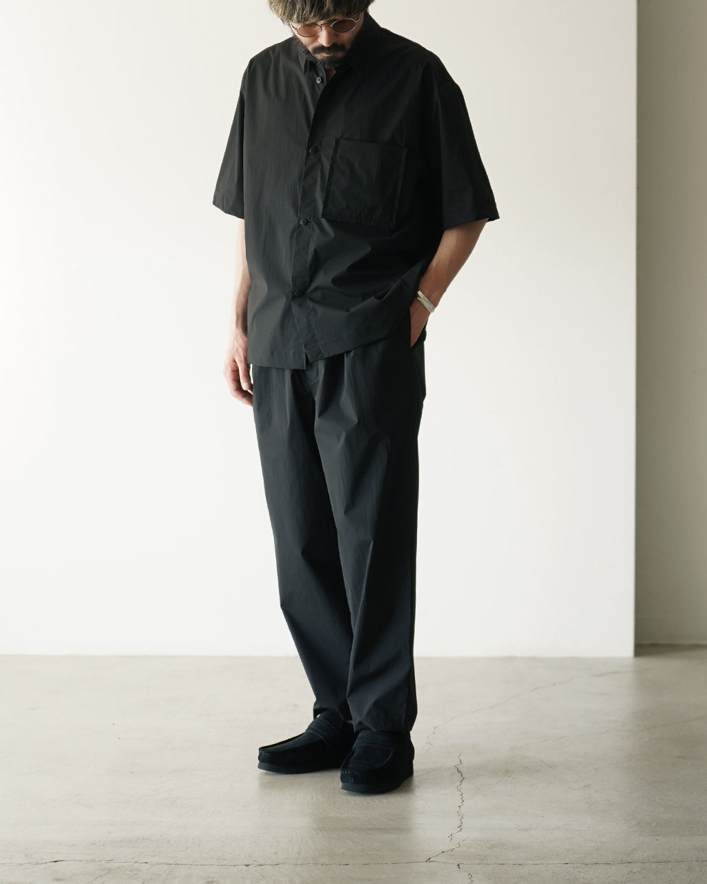 STILL BY HAND SH02262 ナイロン 半袖シャツ|Crouka(クローカ)