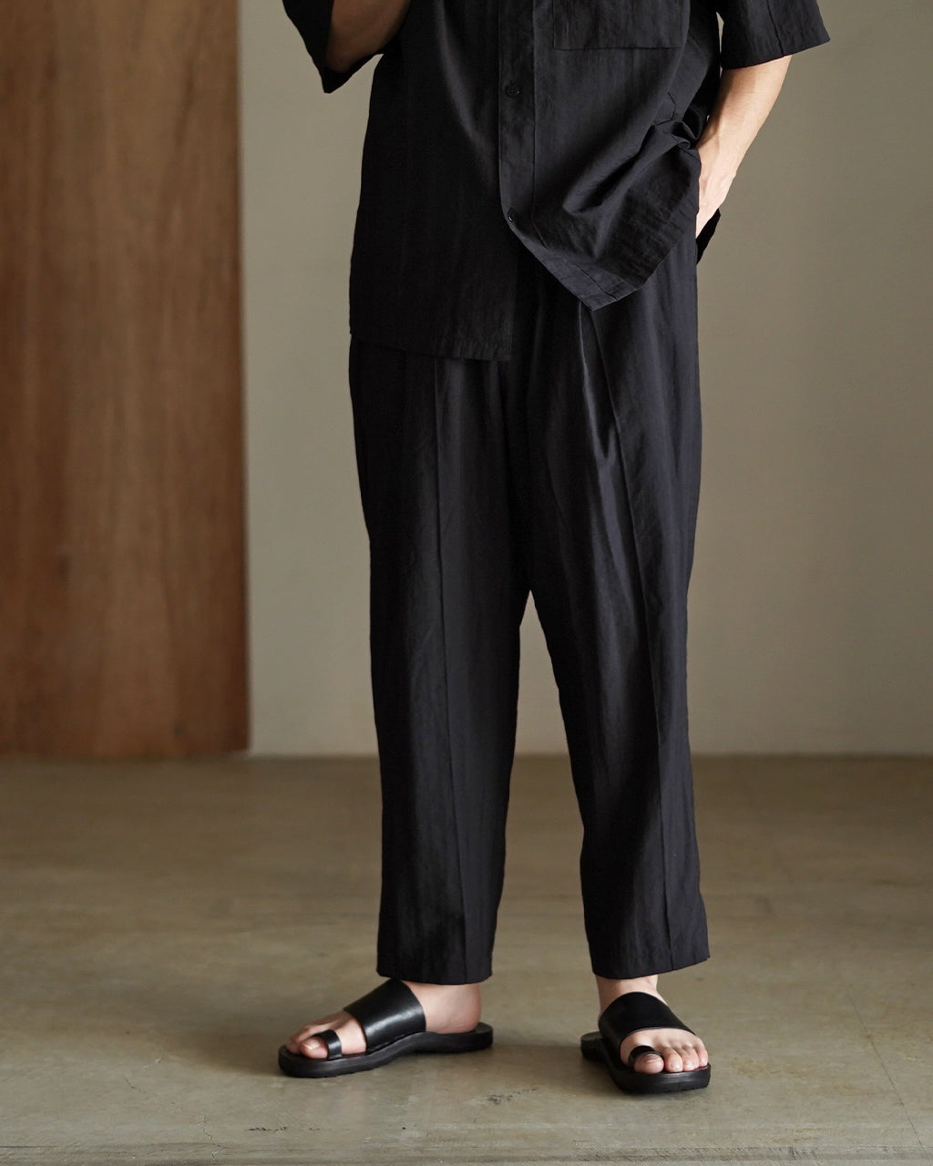 Pin tuck easy pants PT07261