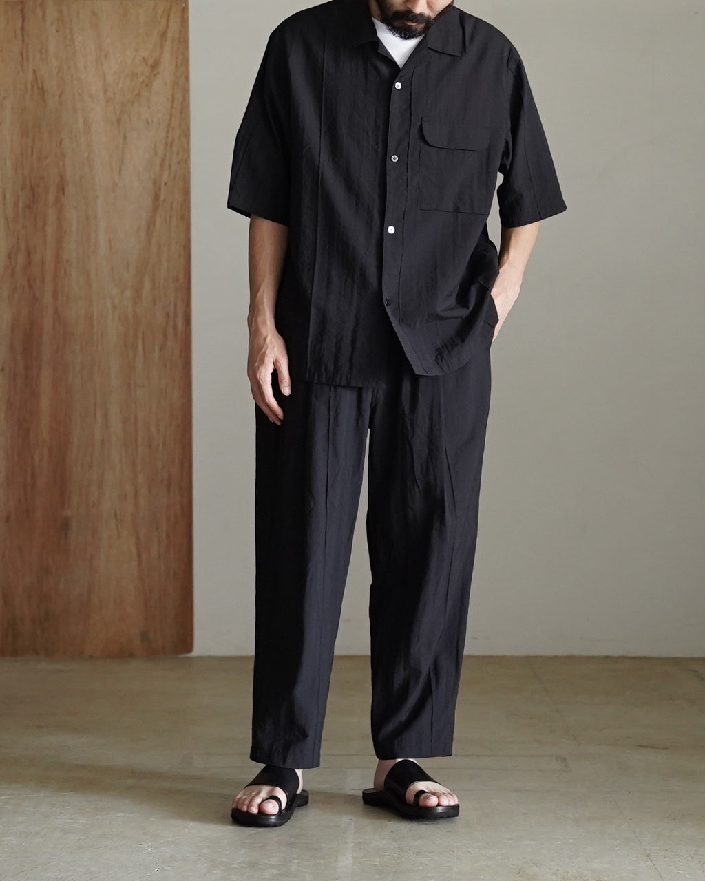 STILL BY HAND スティルバイハンド Pin tuck easy pants イージーパンツ テーパードシルエット|Crouka(クローカ)