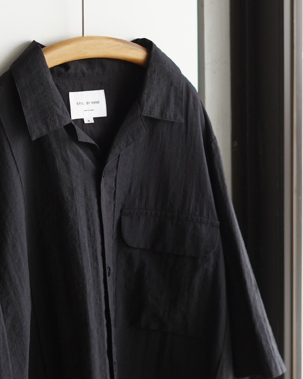 STILL BY HAND スティルバイハンド Pin tuck half sleeve shirt オープンカラーシャツ ピンタック|Crouka(クローカ)