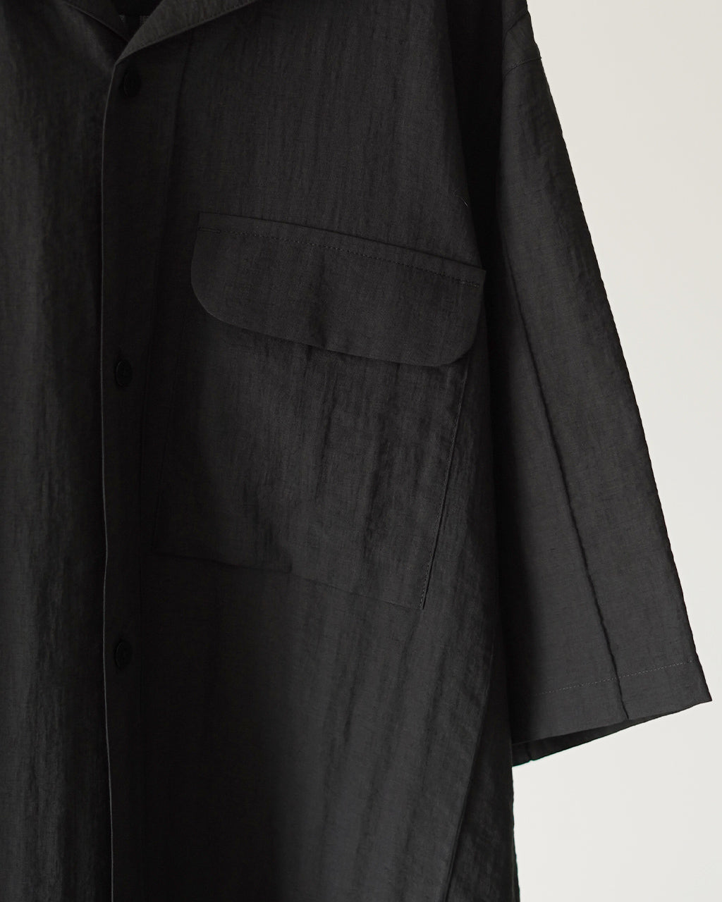 STILL BY HAND スティルバイハンド Pin tuck half sleeve shirt オープンカラーシャツ ピンタック|Crouka(クローカ)