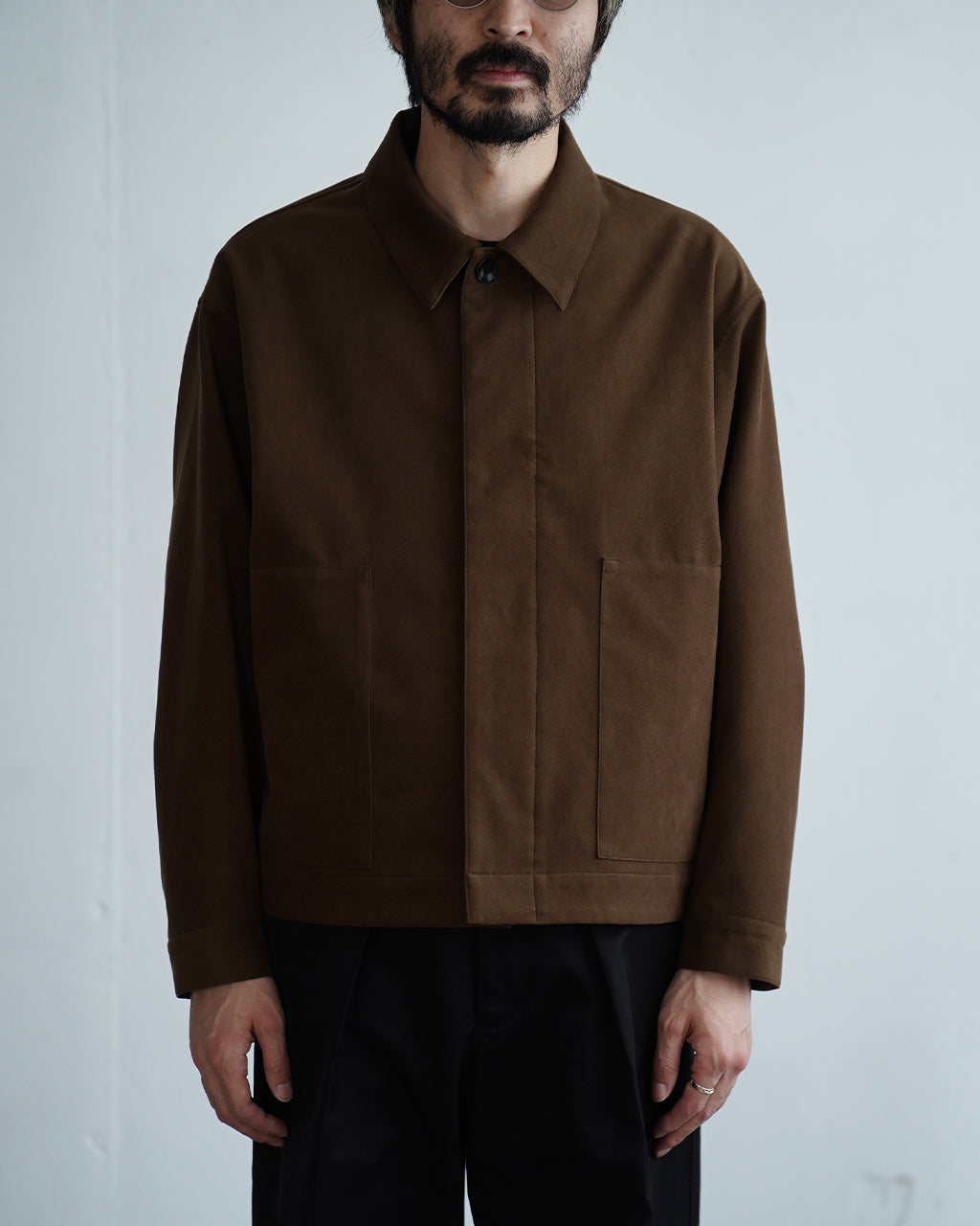 Synthetic leather short blouson BL07263