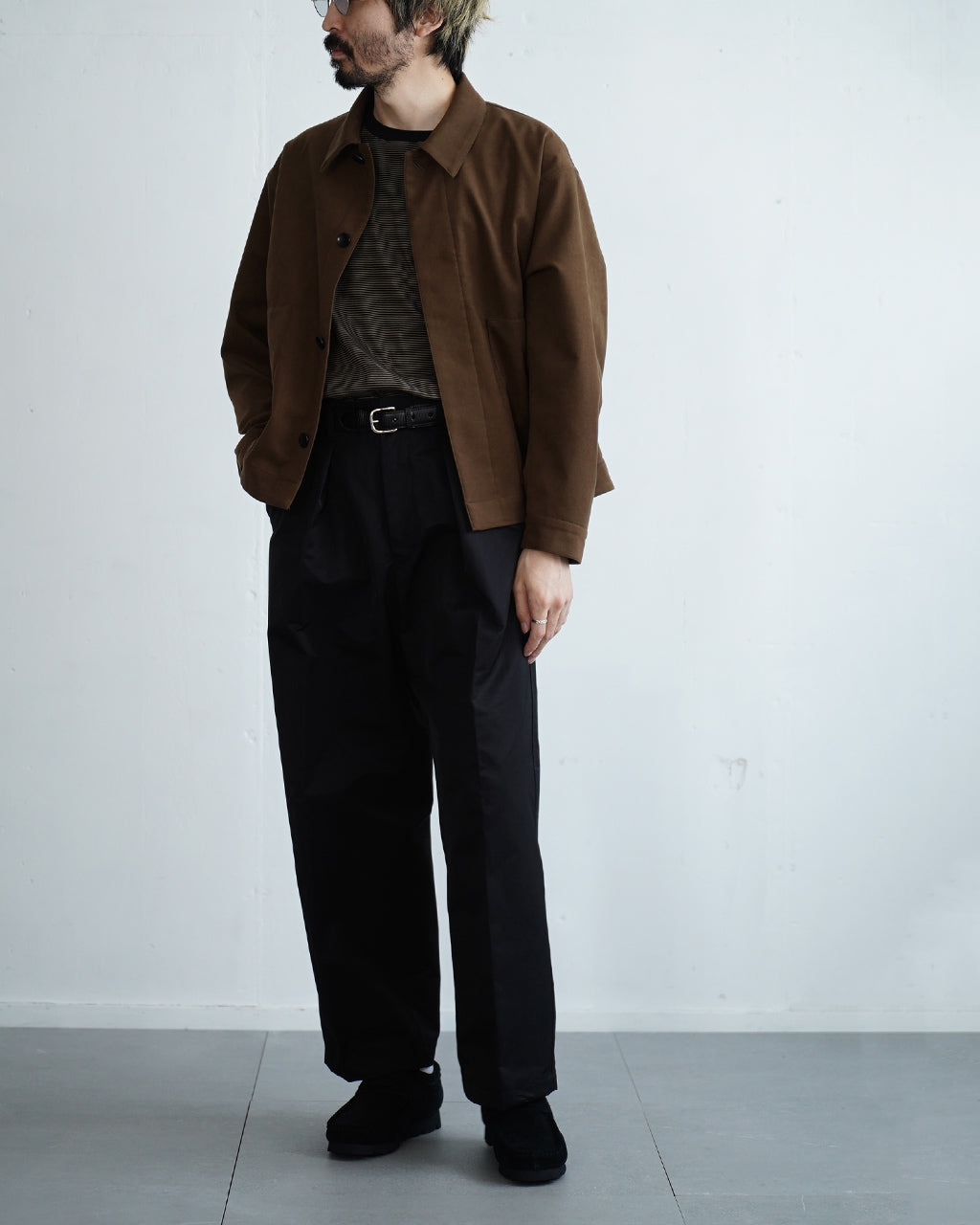 Synthetic leather short blouson BL07263