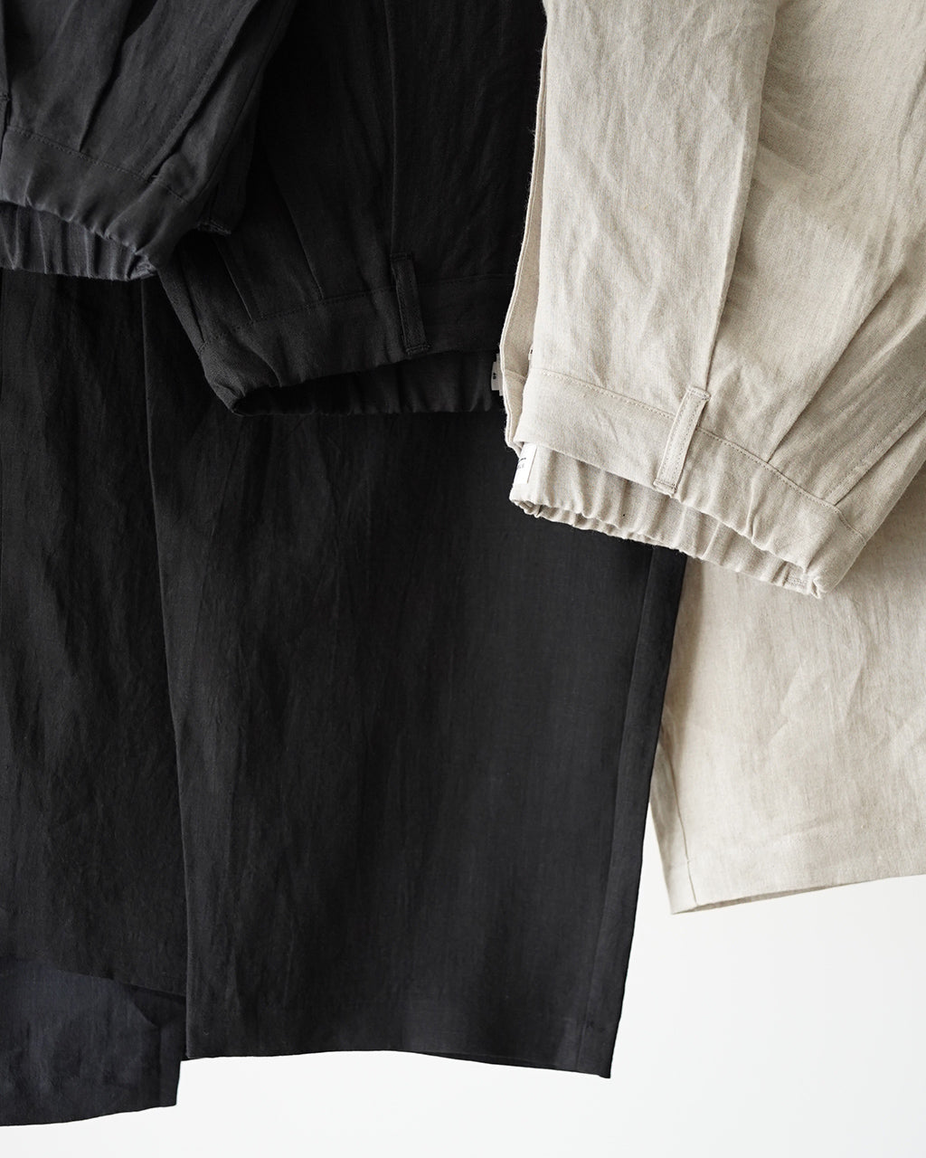 Linen wide tapard pants PT08262