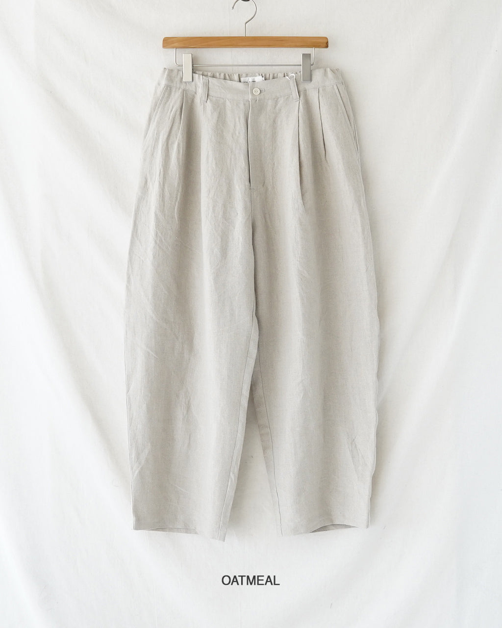 Linen wide tapard pants PT08262