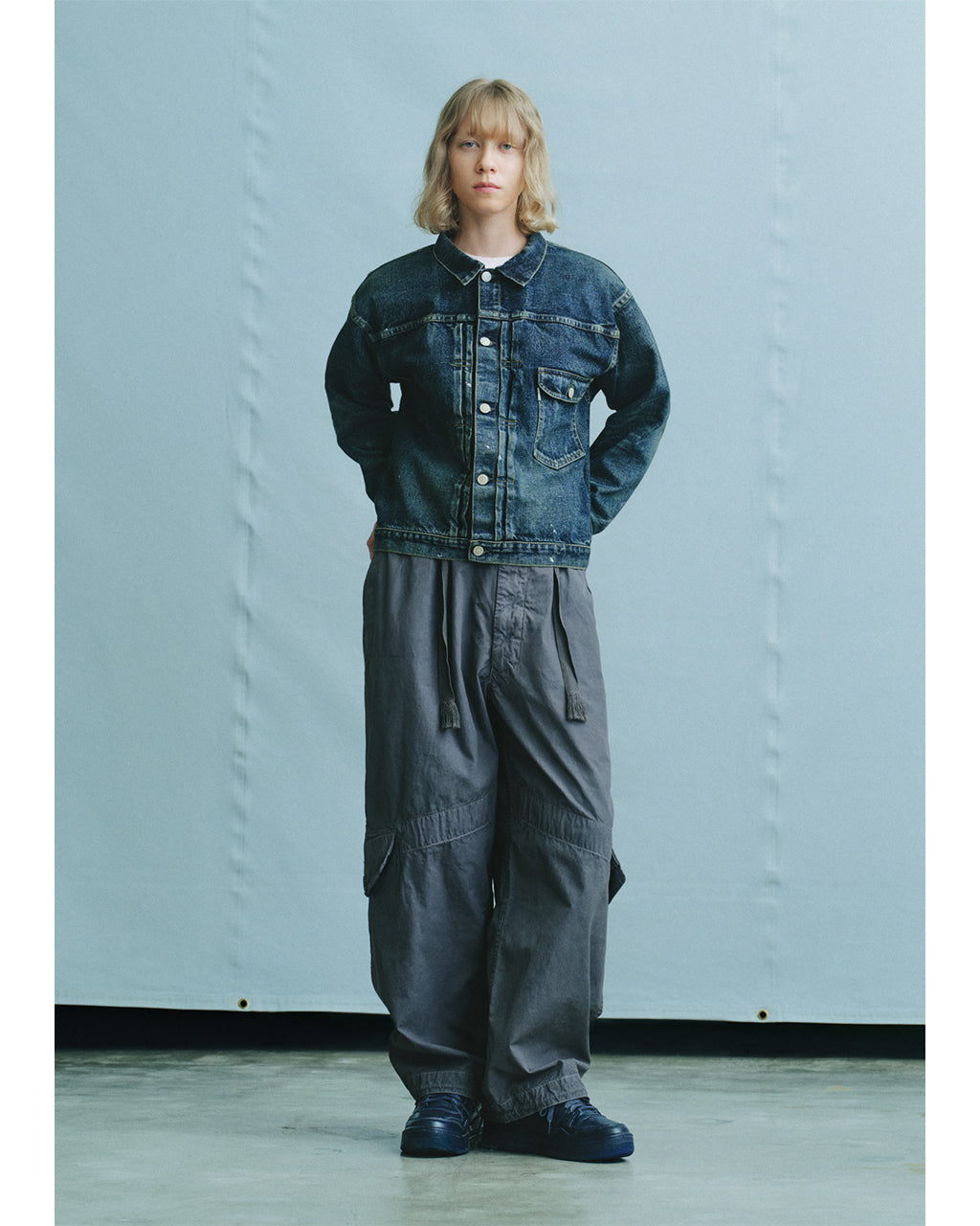 #001 T-BACK DENIM JACKET 2066SSJK-YY-0001