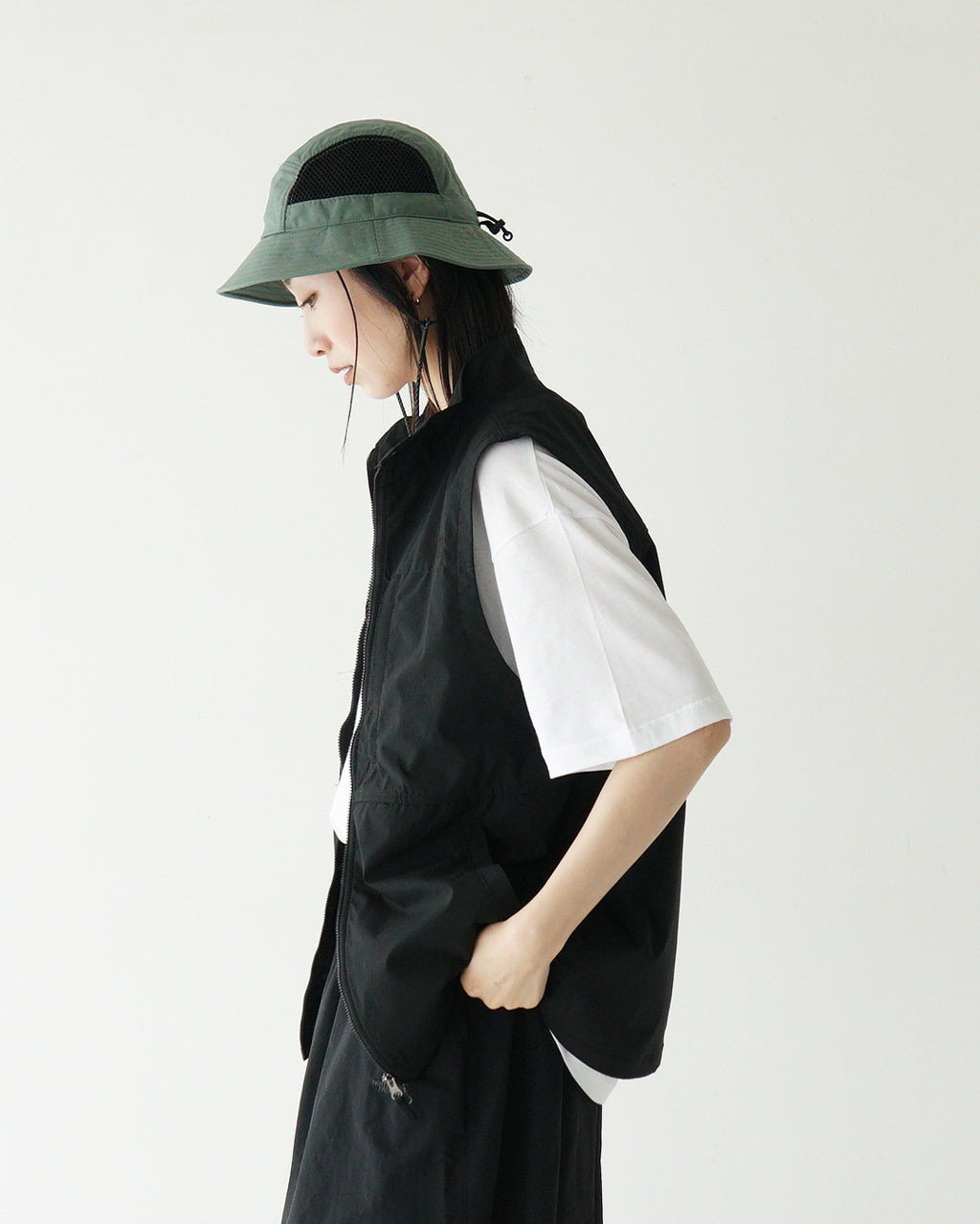 THE NORTH FACE ノースフェイス トリップフィールド ベスト Trip Field Vest ジップアップ レイヤード 撥水 UVカット 多機能 バンドカラー NP22551【送料無料】