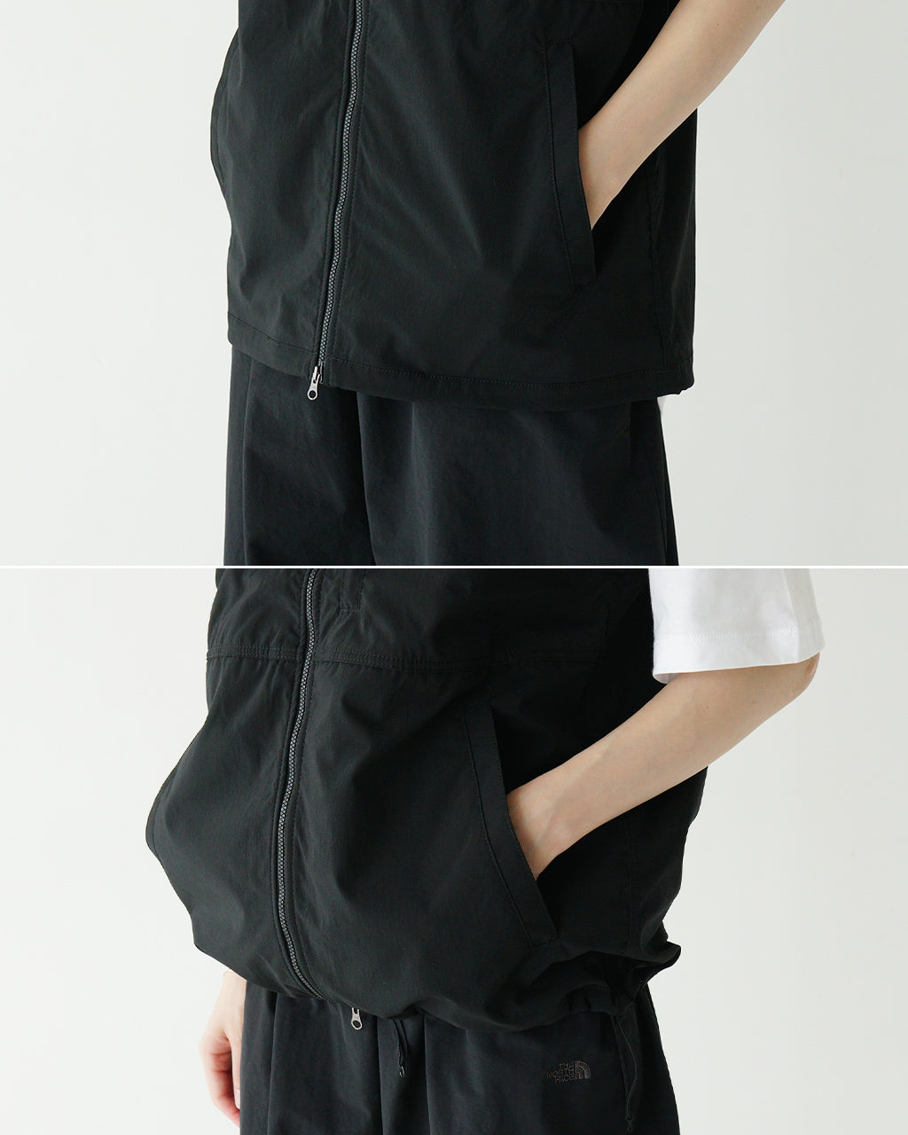 THE NORTH FACE ノースフェイス トリップフィールド ベスト Trip Field Vest ジップアップ レイヤード 撥水 UVカット 多機能 バンドカラー NP22551【送料無料】
