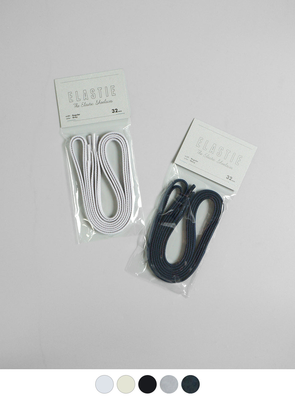 THIS IS… 디즈이즈… 엘라스틱 슈 레이스 레귤러 ELASTIC SHOE LACES REGULAR 신발끈 끈 2개입