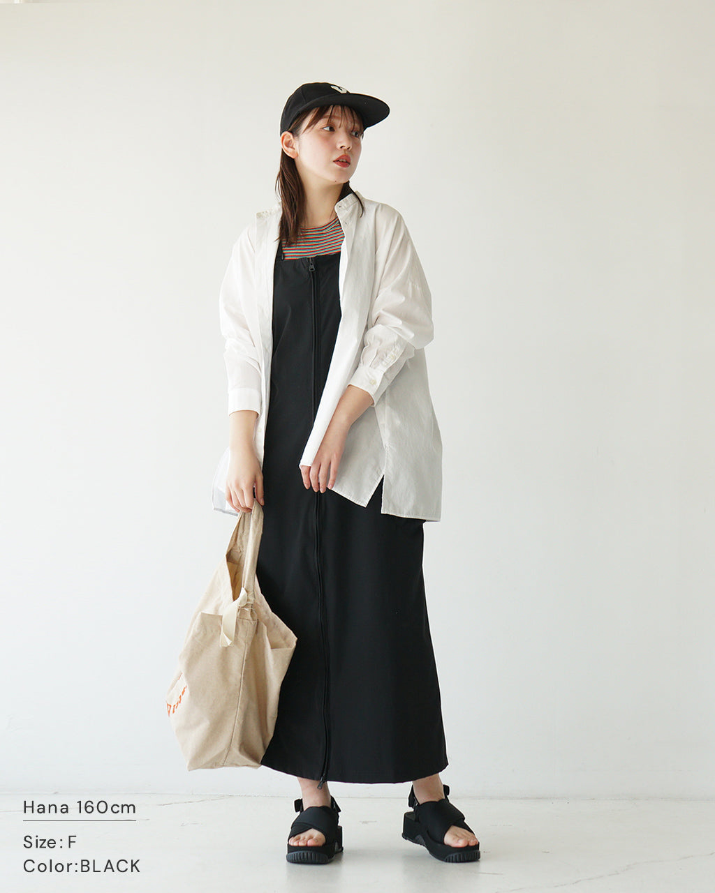 THOUSAND MILE サウザンドマイル サロペットワンピース FRONT ZIP SALOPETTE OP フロントジップ Iライン レイヤード 撥水 ストレッチ ドライタッチ UVカット 紫外線対策 TM251NP00062 【送料無料】