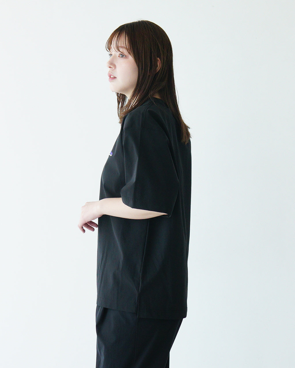 \早得24時間限定ポイント10倍/THOUSAND MILE サウザンドマイル 【3点セット】ショートスリーブTシャツ ロングパンツ セット SHORT SLEEVE T-SHIRT & LONG PANTS SET 半袖 バッグ ストレッチ UVカット TM251NP00011 【送料無料】