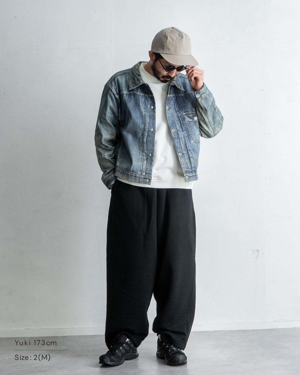 【SALE!40%OFF】トロンプルイユ デニムジャケット ジージャン Trompe l'oeil Denim Jacket 騙し絵 25-1102