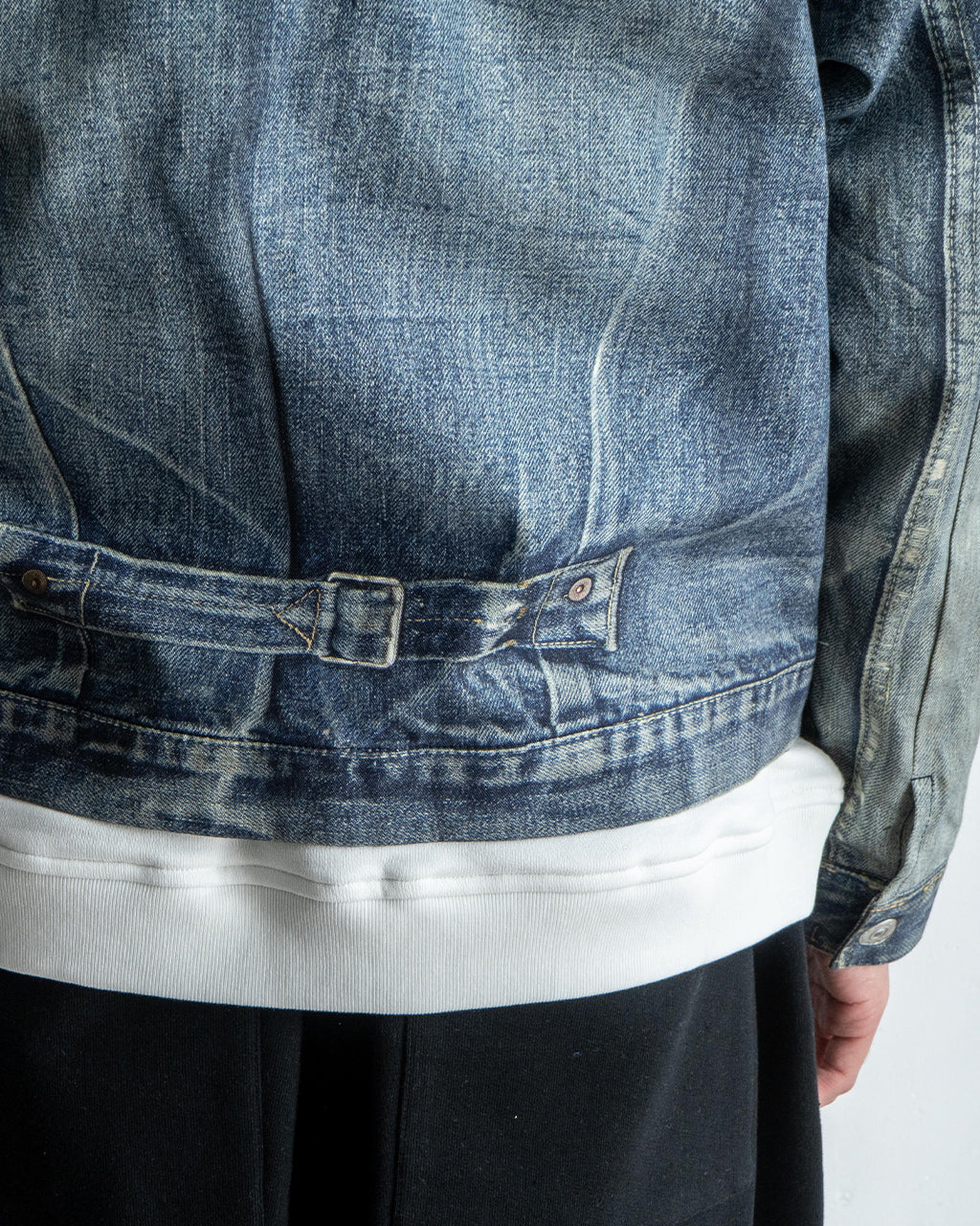 【SALE!40%OFF】トロンプルイユ デニムジャケット ジージャン Trompe l'oeil Denim Jacket 騙し絵 25-1102