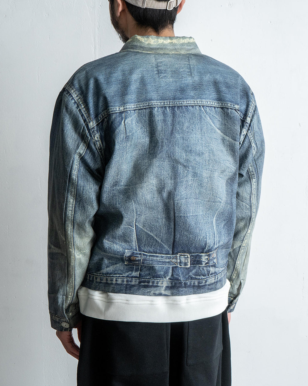 【SALE!40%OFF】トロンプルイユ デニムジャケット ジージャン Trompe l'oeil Denim Jacket 騙し絵 25-1102
