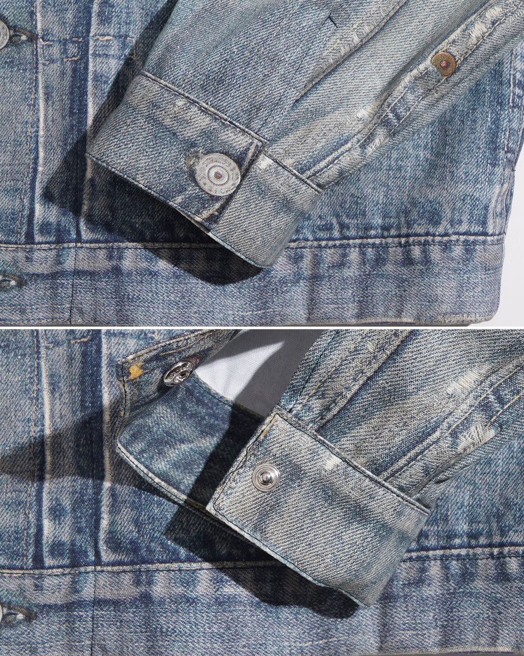 【SALE!40%OFF】トロンプルイユ デニムジャケット ジージャン Trompe l'oeil Denim Jacket 騙し絵 25-1102