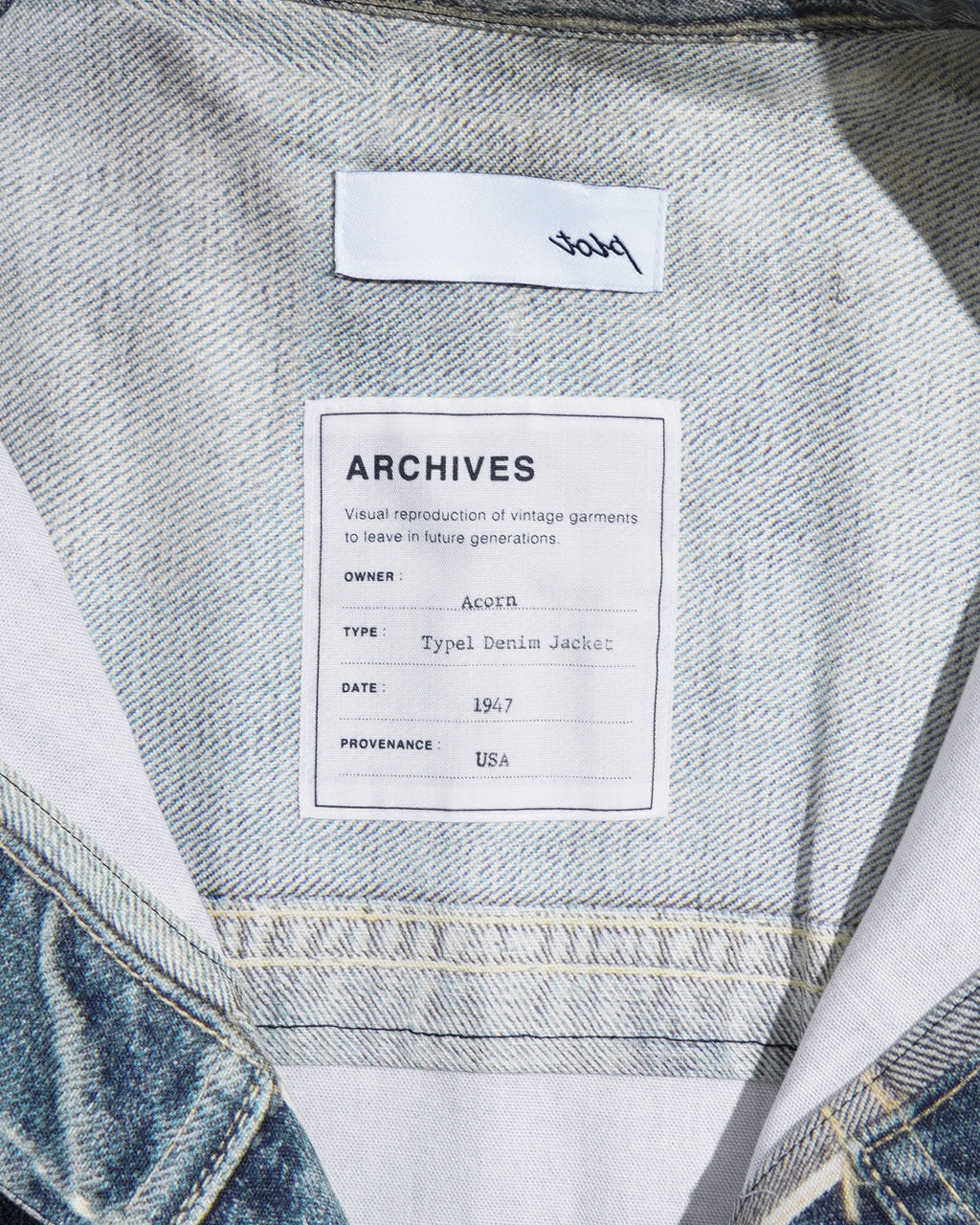 【SALE!40%OFF】トロンプルイユ デニムジャケット ジージャン Trompe l'oeil Denim Jacket 騙し絵 25-1102