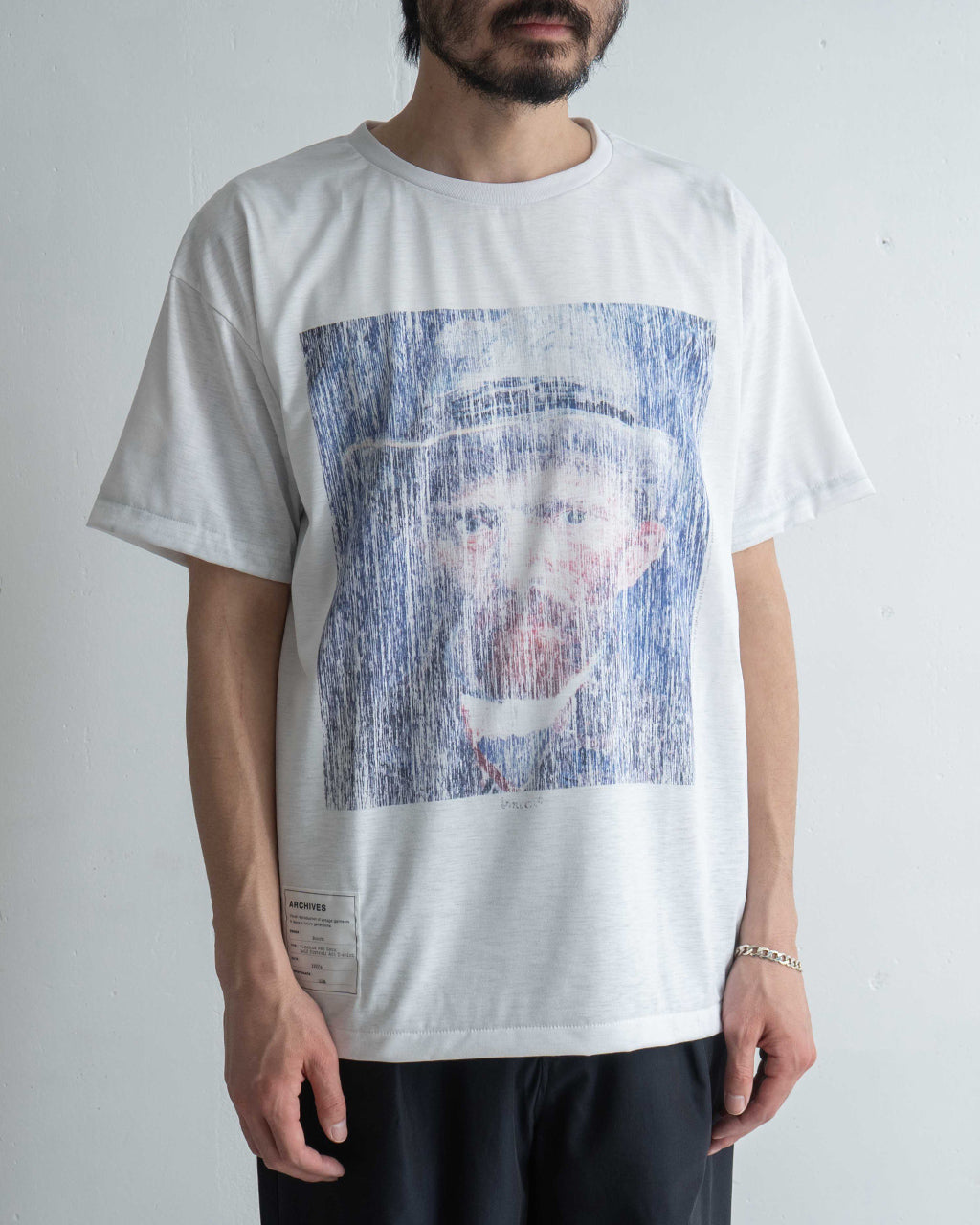\早得24時間限定ポイント10倍/TOLQ トルク ゴッホ トロンプルイユ プリントTシャツ ショートスリーブ Gogh Trompe l'oeil T-shirts(S/S)半袖 カットソー 25-1201 【送料無料】
