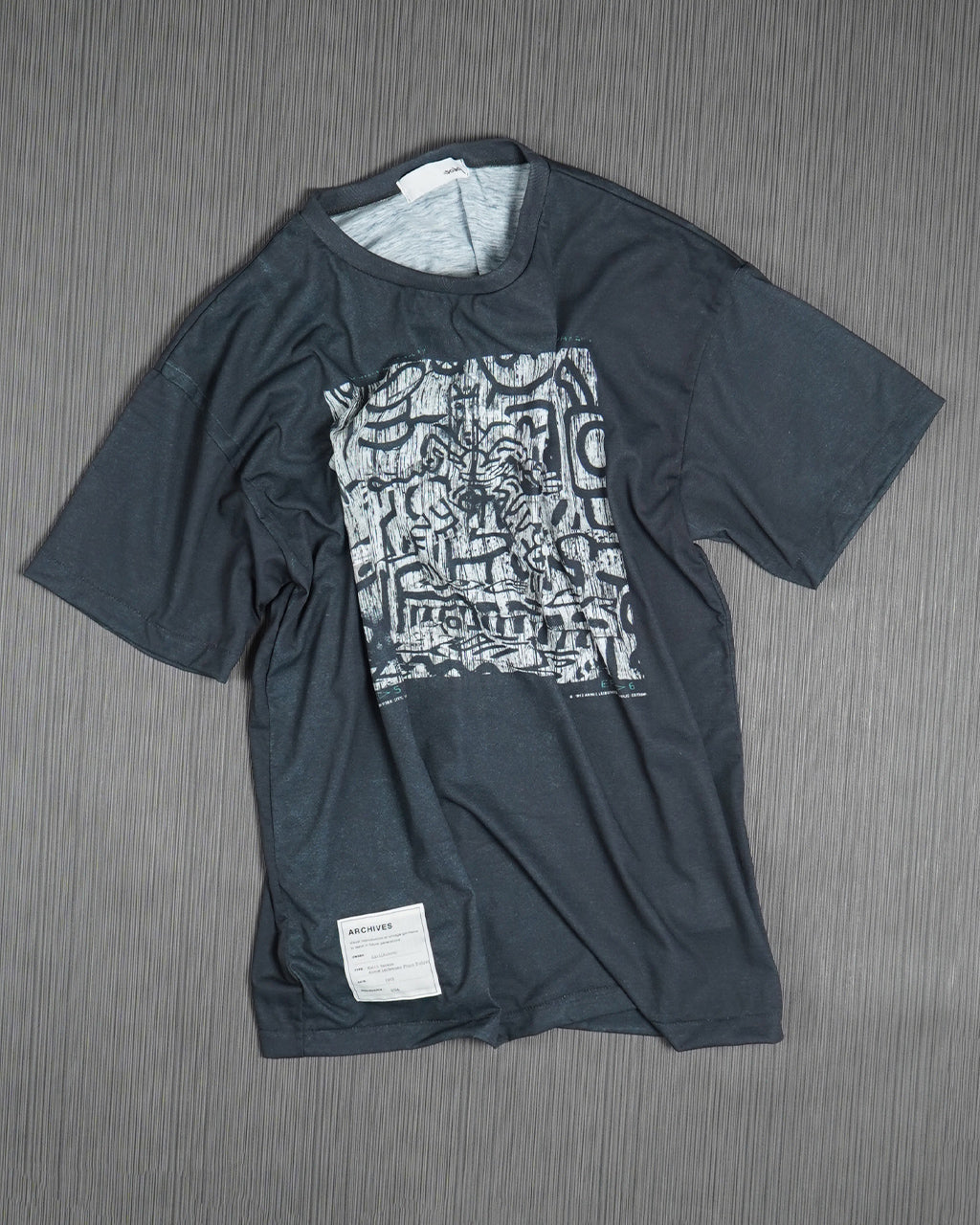 \早得24時間限定ポイント10倍/TOLQ トルク キースへリング トロンプルイユ プリントTシャツ ショートスリーブ Keith Trompe l'oeil T-shirts(S/S)半袖 カットソー 25-1203 【送料無料】