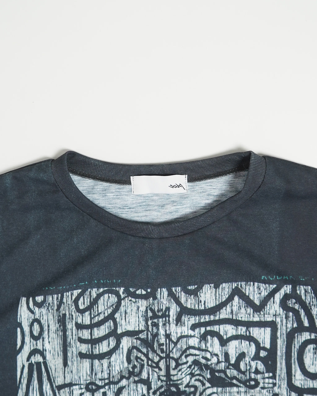 \早得24時間限定ポイント10倍/TOLQ トルク キースへリング トロンプルイユ プリントTシャツ ショートスリーブ Keith Trompe l'oeil T-shirts(S/S)半袖 カットソー 25-1203 【送料無料】