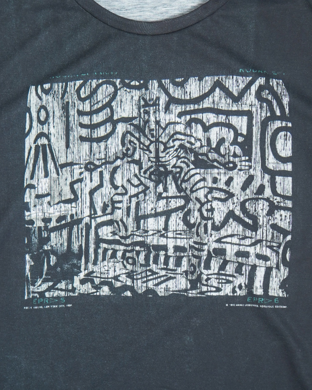 \早得24時間限定ポイント10倍/TOLQ トルク キースへリング トロンプルイユ プリントTシャツ ショートスリーブ Keith Trompe l'oeil T-shirts(S/S)半袖 カットソー 25-1203 【送料無料】