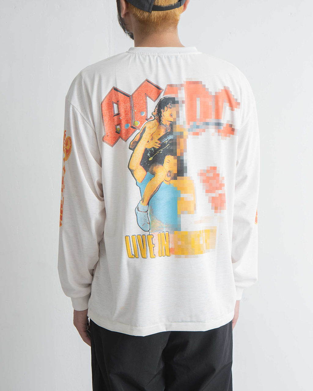 Trompe l'oeil Mosaic T-shirts (L/S) トロンプルイユ 長袖Tシャツ ロンT カットソー クルーネック 25-2205