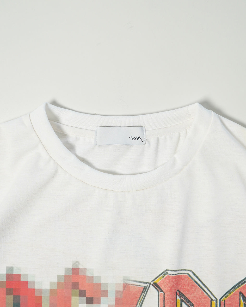 Trompe l'oeil Mosaic T-shirts (L/S) トロンプルイユ 長袖Tシャツ ロンT カットソー クルーネック 25-2205
