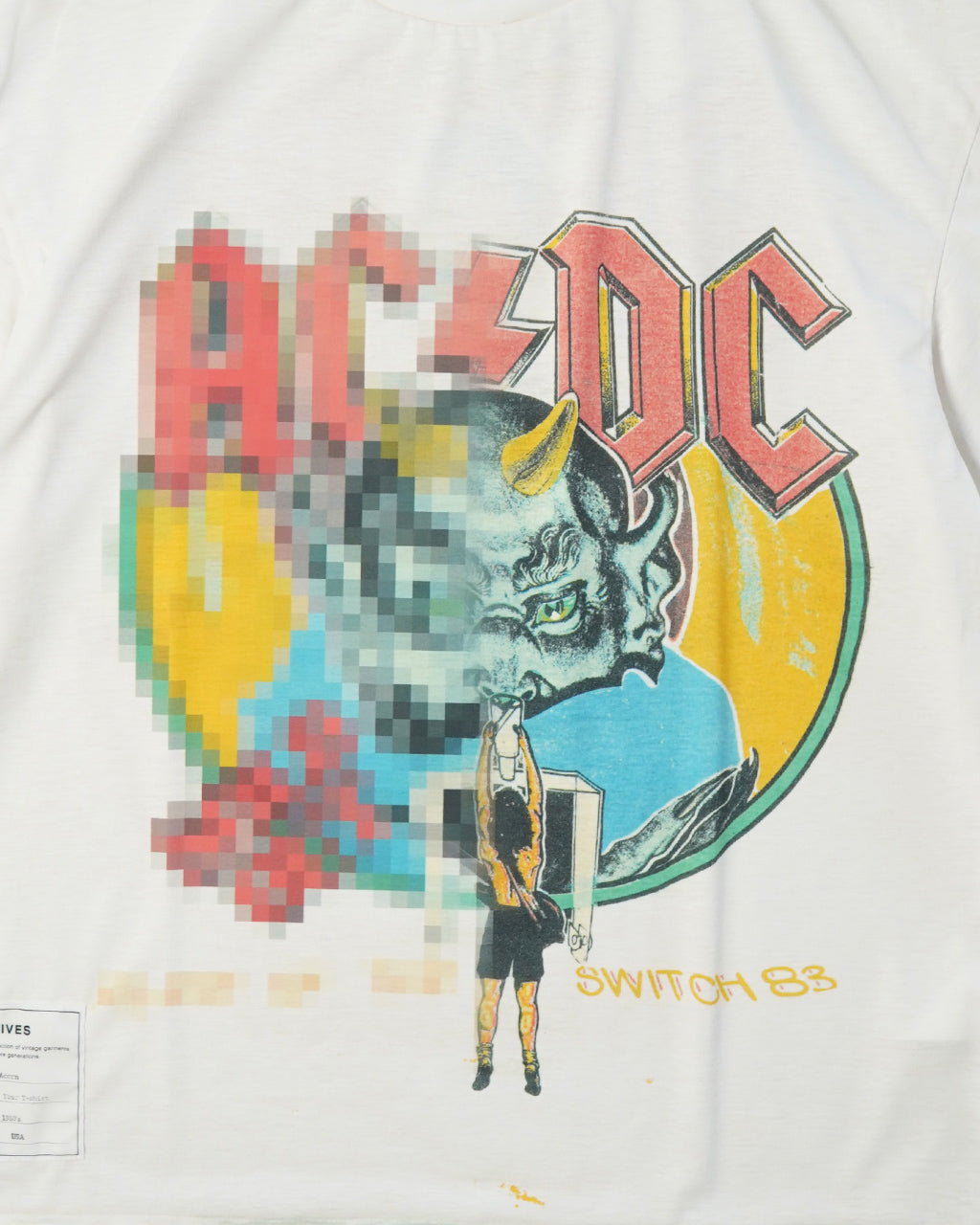 Trompe l'oeil Mosaic T-shirts (L/S) トロンプルイユ 長袖Tシャツ ロンT カットソー クルーネック 25-2205