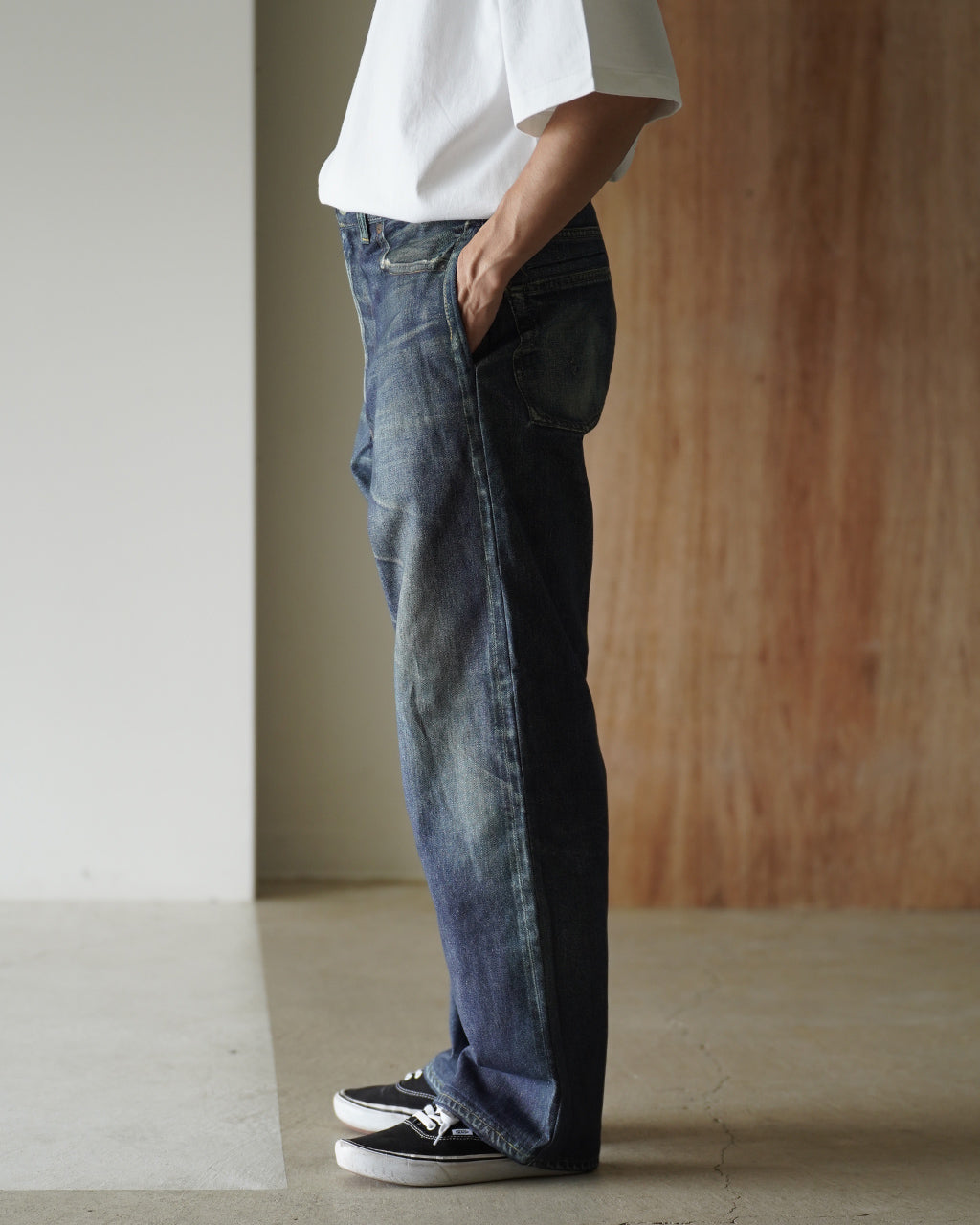 Trompe l'oeil Denim Pants 25-2302