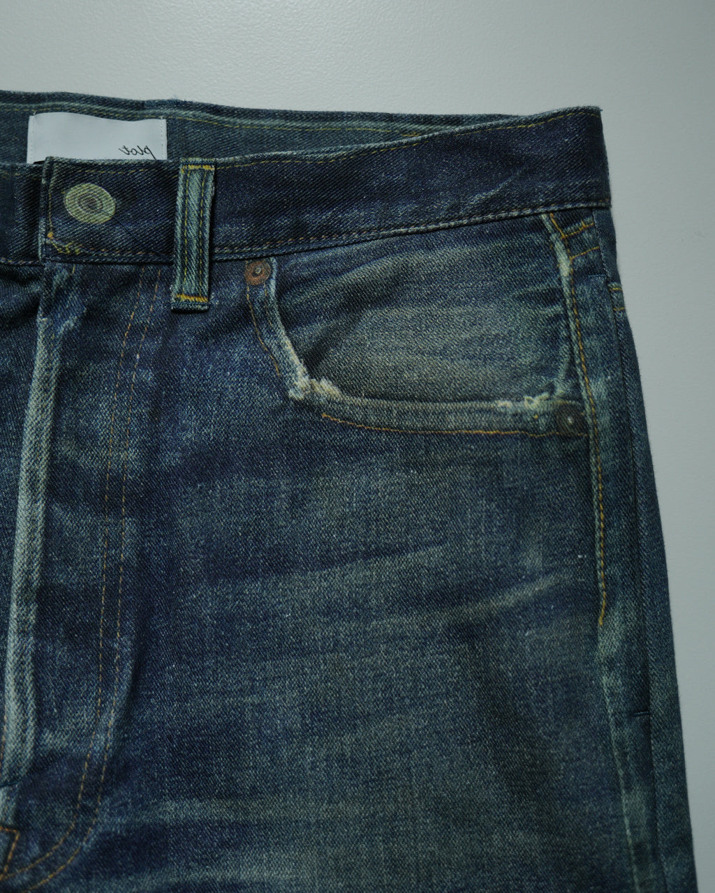 Trompe l'oeil Denim Pants 25-2302