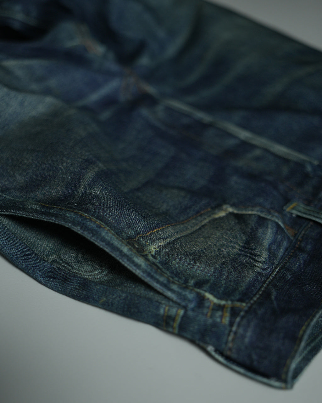 Trompe l'oeil Denim Pants 25-2302