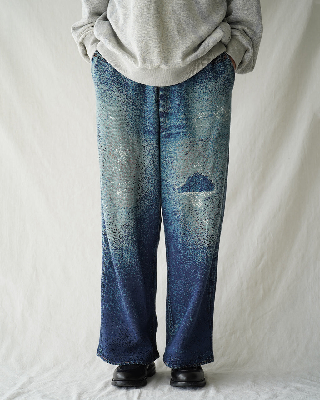 TOLQ Knit Denim Pants 25-2303