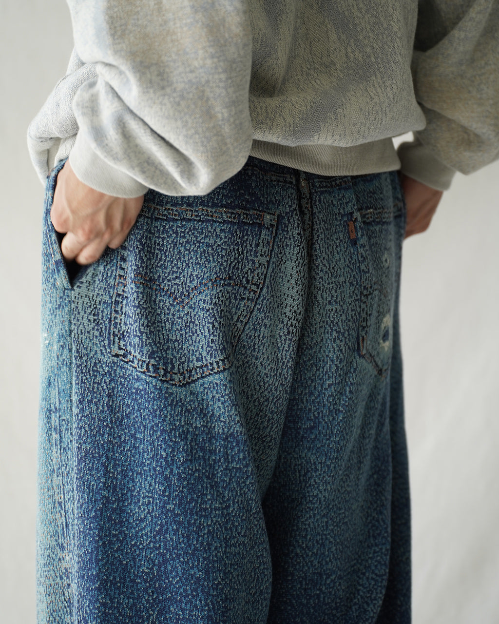 TOLQ Knit Denim Pants 25-2303
