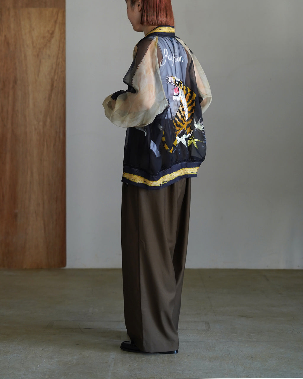 Skeleton Printed Souvenir Jacket 26-1106