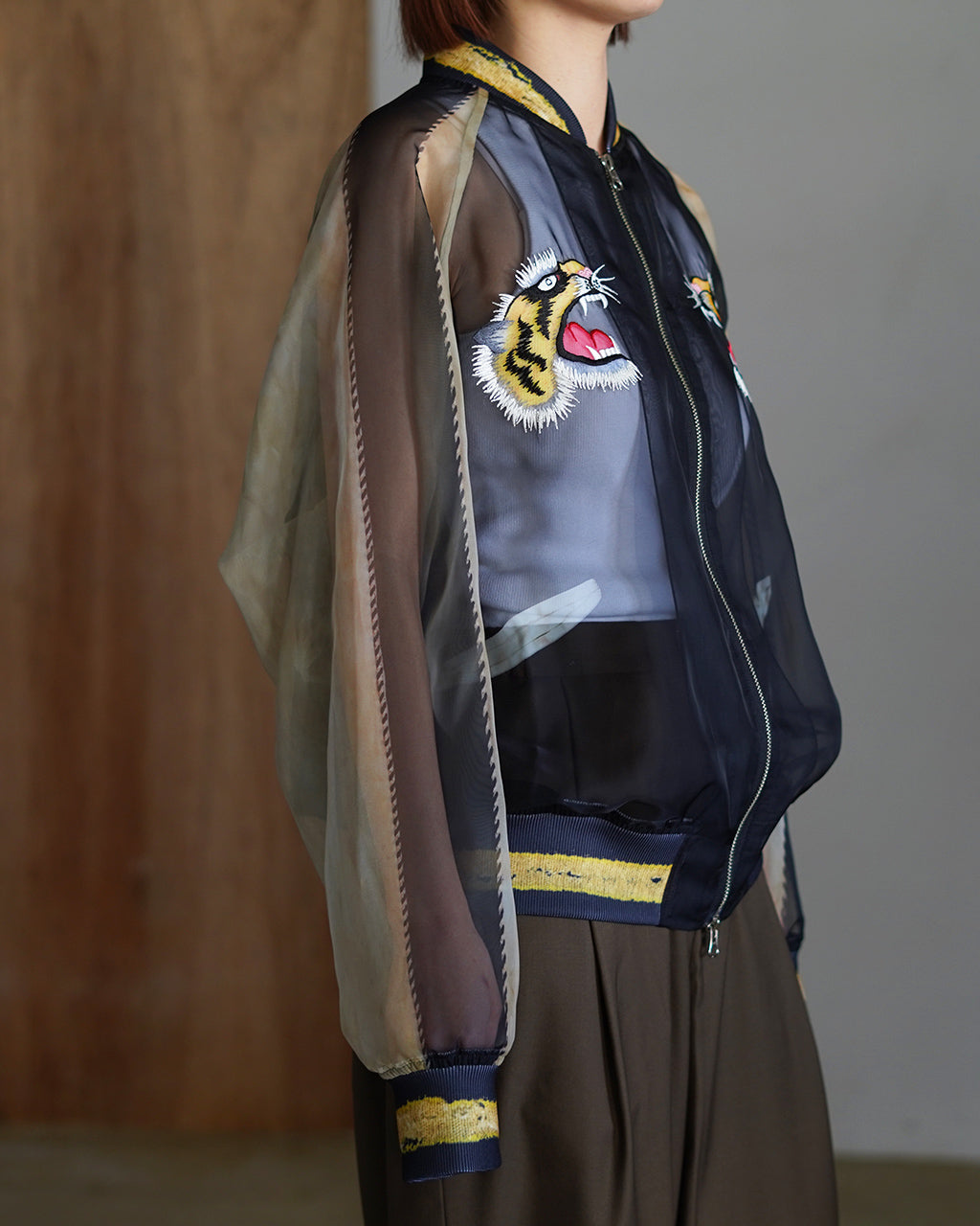 Skeleton Printed Souvenir Jacket 26-1106