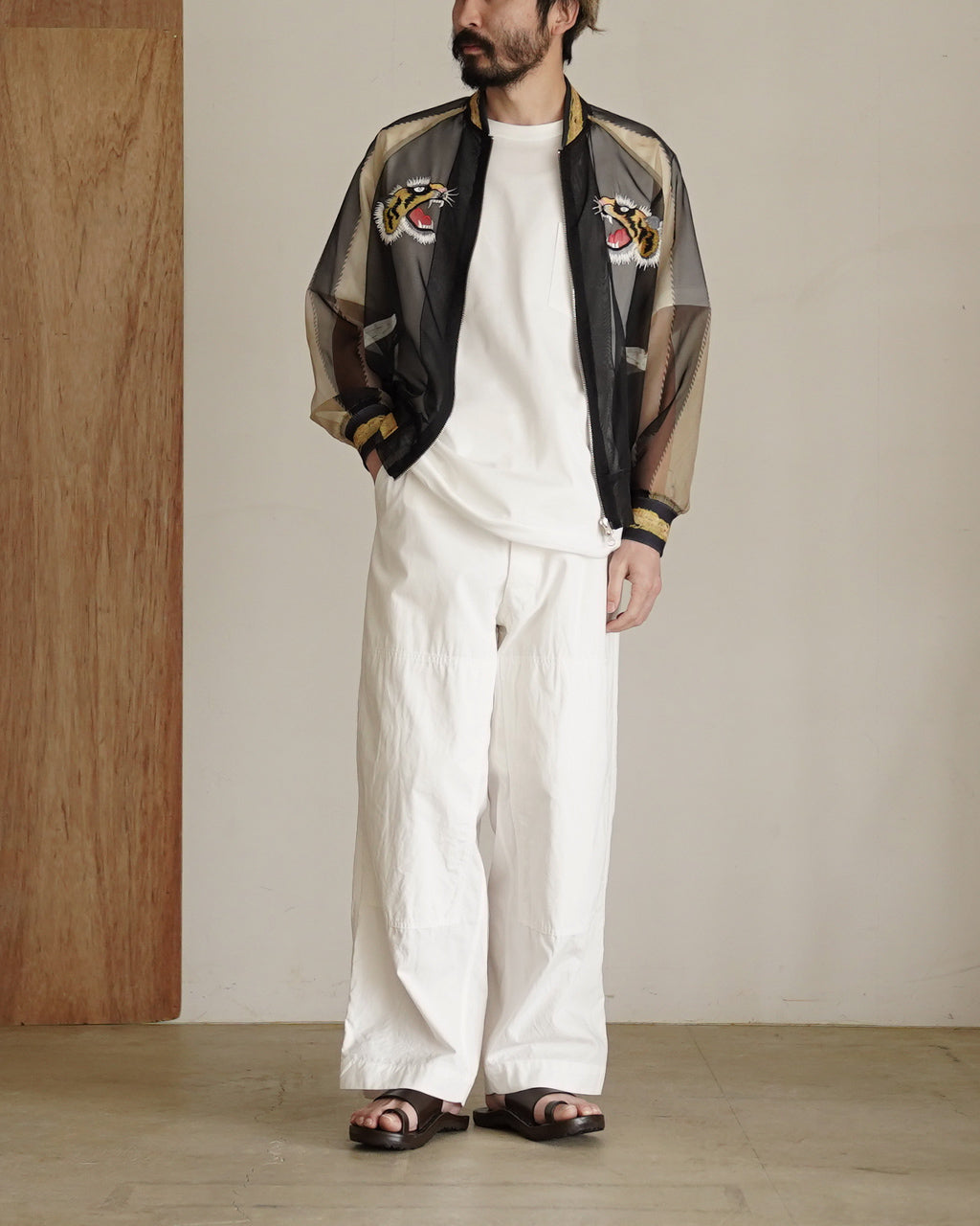 Skeleton Printed Souvenir Jacket 26-1106