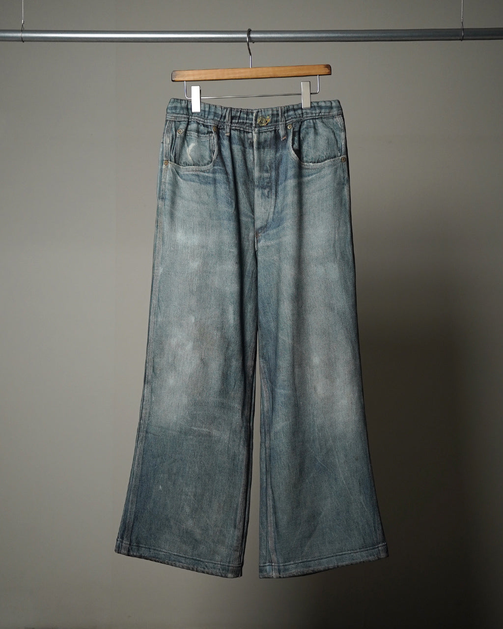 Trompe l'oeil Denim Sweat Pants 26-1303