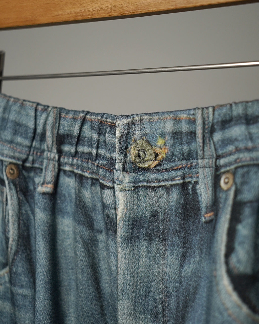 Trompe l'oeil Denim Sweat Pants 26-1303